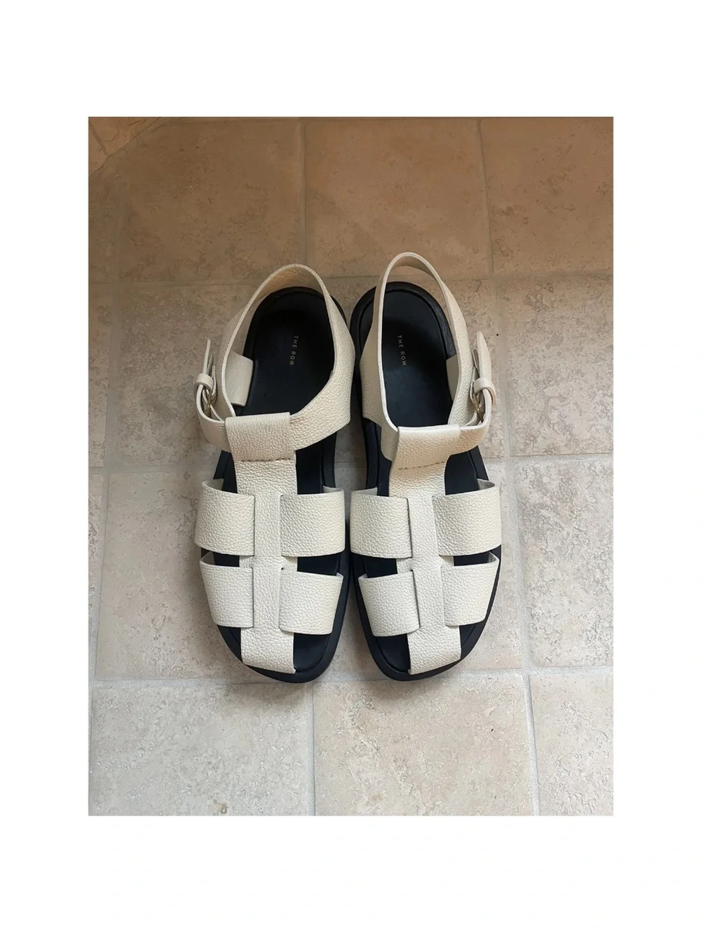 THE ROW Fisherman leather sandals